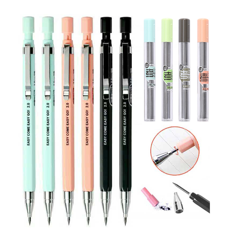 Mechanical Pencil Lead - 2.0mm lápis mecânico conjunto criativo haste
