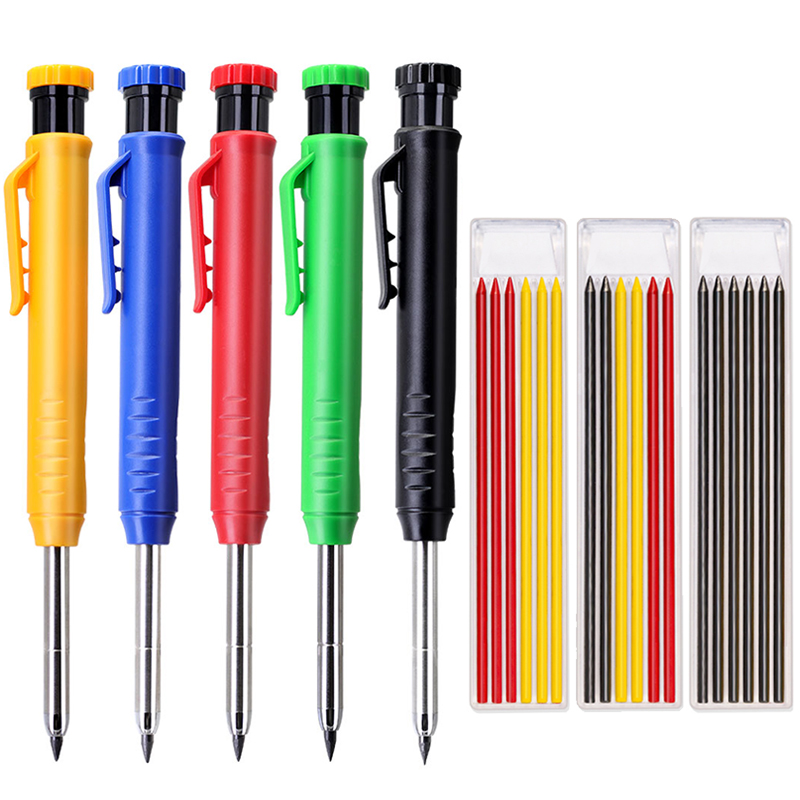 Mechanical Pencil Lead - Conjunto de lápis de carpinteiro sólido