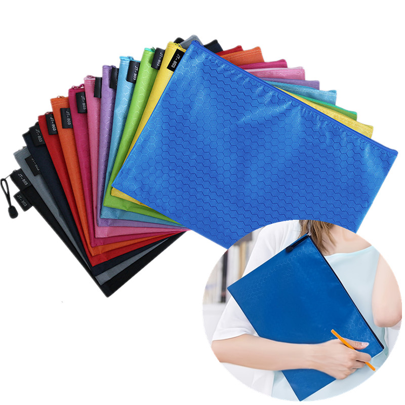 File Folder Hanging - Bolsa com zíper A4 de grande
