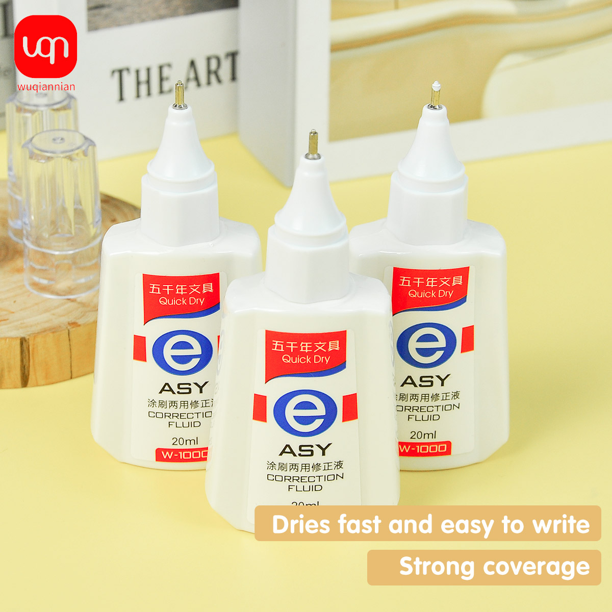 Correction Fluid White - Fluido de correção de secagem rápida