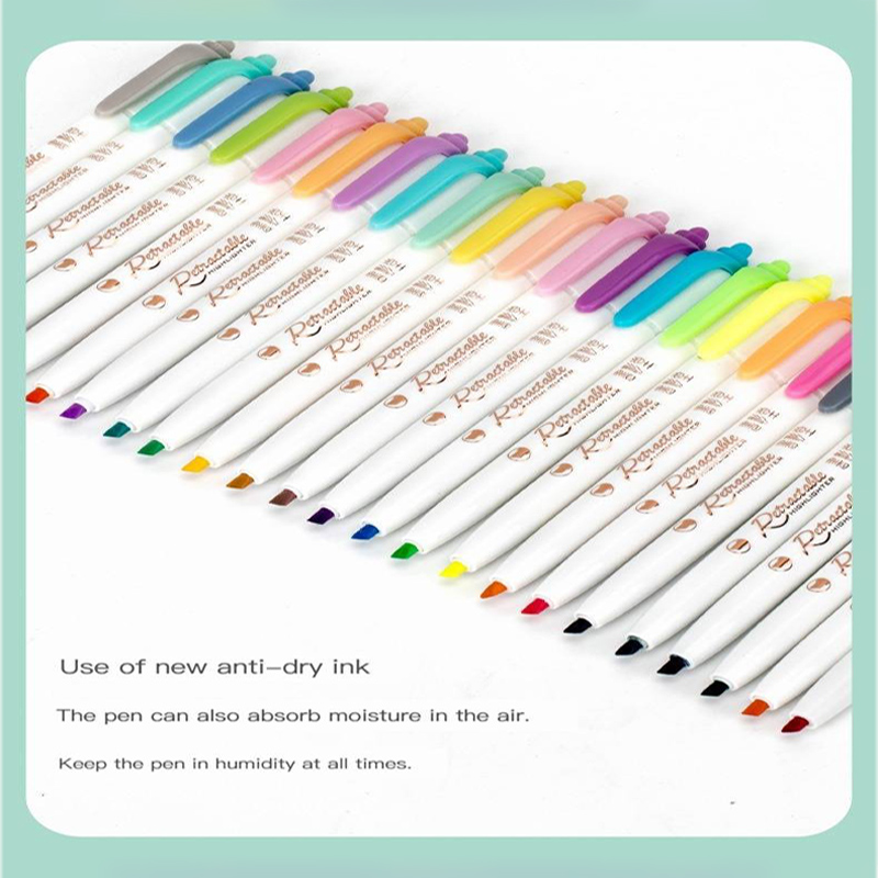 Caneta iluminadora com botão d - Highlighter Set Pastel avaliação e preço
