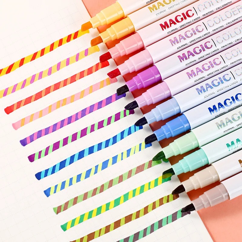 Conjunto de 12 Canetas Marcado - Highlighter Set Pastel avaliação e preço