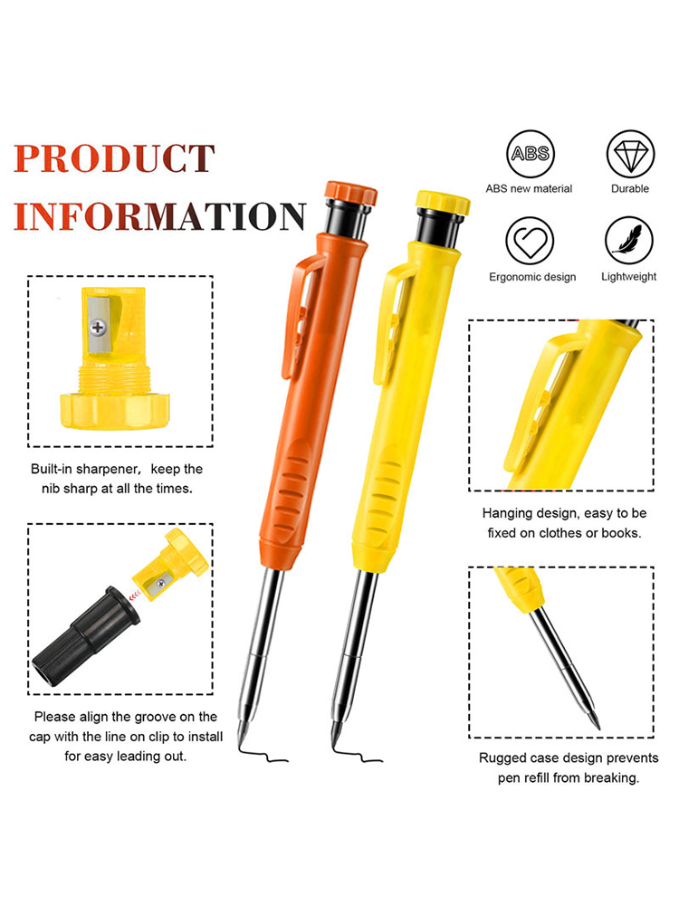 Conjunto de lápis de carpintei - Mechanical Pencil Lead avaliação e preço