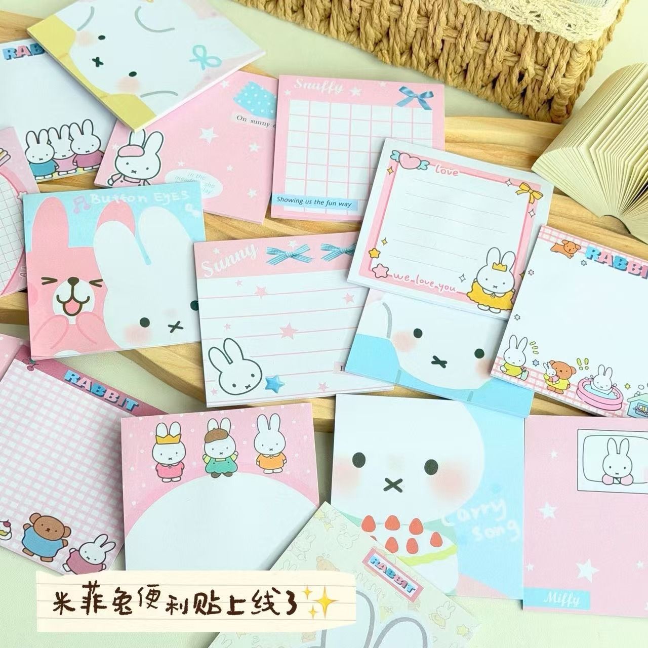 Blocos de Notas Adesivos Miffy - Office Supply Office Stationery Items avaliação e preço