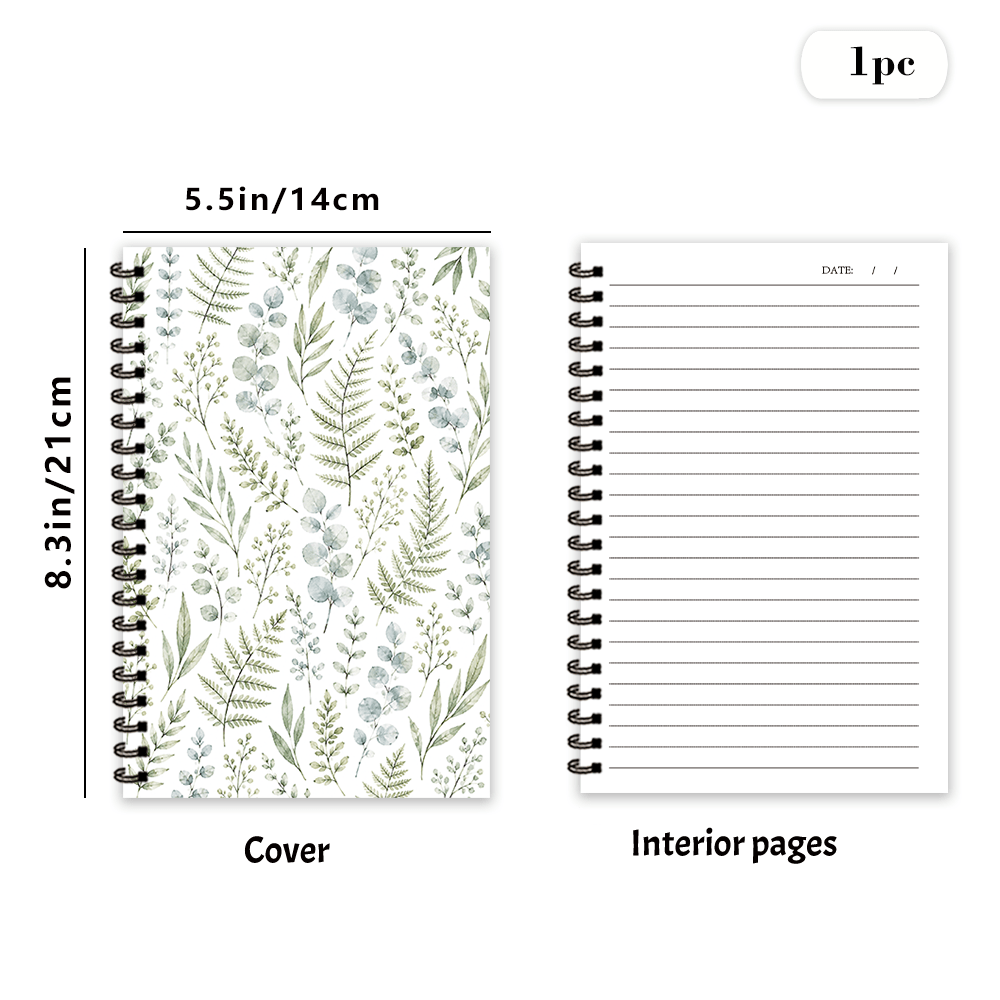 Caderno de Folhas de Eucalipto - Notebook Dotted A5 avaliação e preço