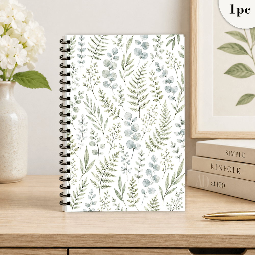 Caderno de Folhas de Eucalipto - Notebook Dotted A5 avaliação e preço