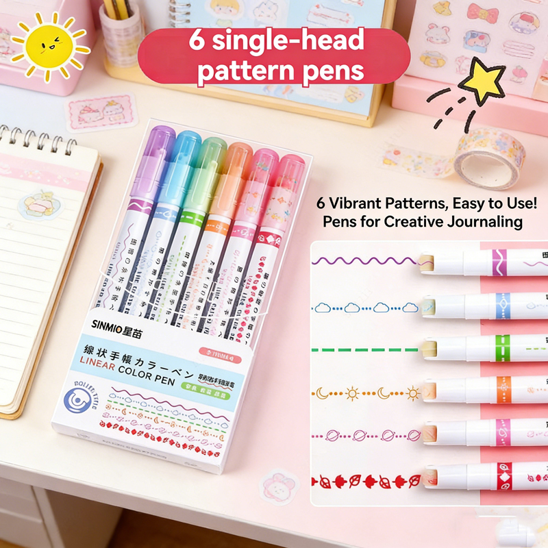 Conjunto de 6-24 Canetas Marca - Highlighter Set Pastel avaliação e preço