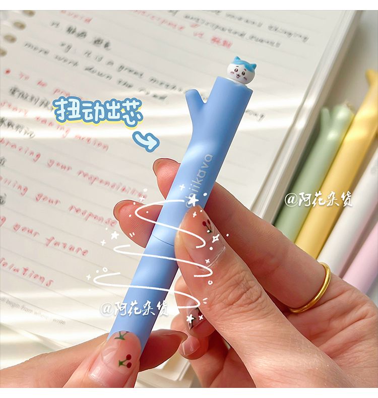 Caneta Gel Kawaii Chiikawa com - Office Supply Office Stationery Items avaliação e preço