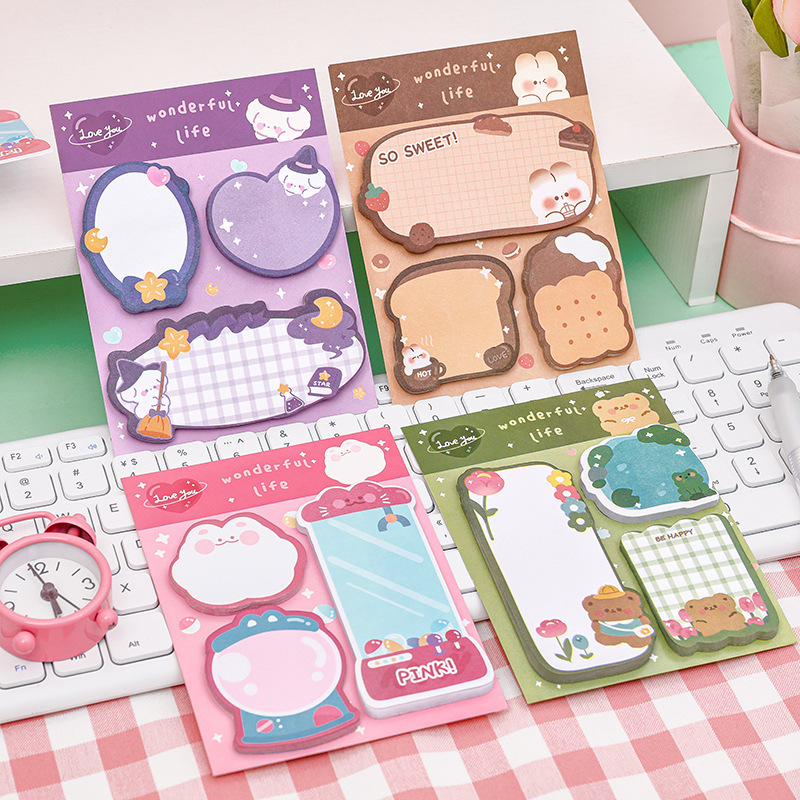 1 Peça de Bloco de Notas Adesi - Office Supply Office Stationery Items avaliação e preço