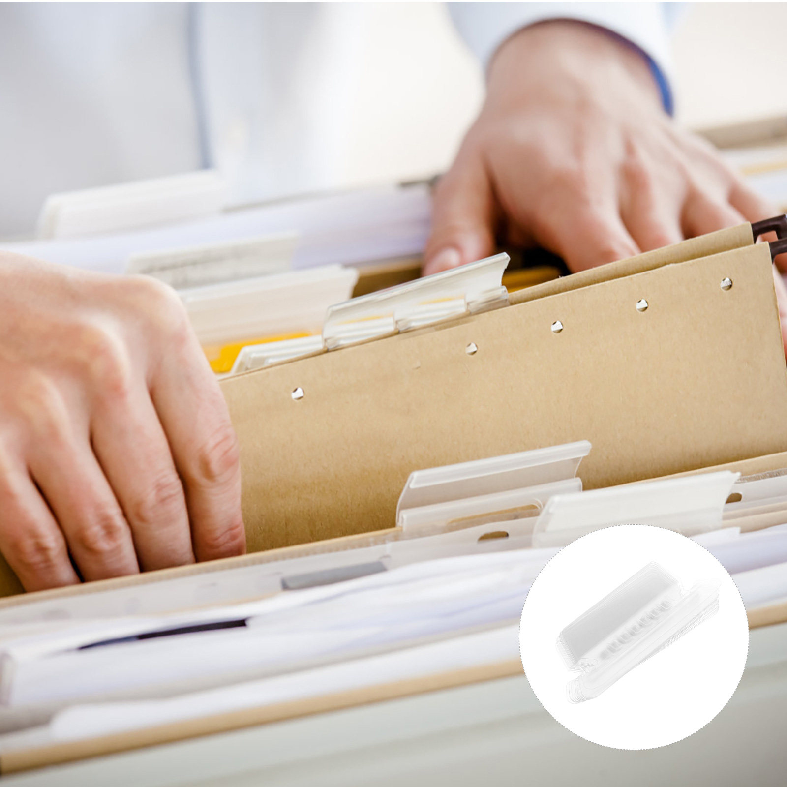 100 Peças de Etiquetas para Pa - File Folder Hanging avaliação e preço
