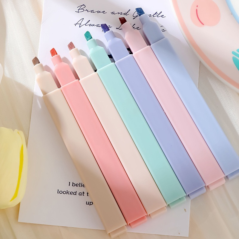6 pçs/set cor pastel marcador  - Highlighter Set Pastel avaliação e preço
