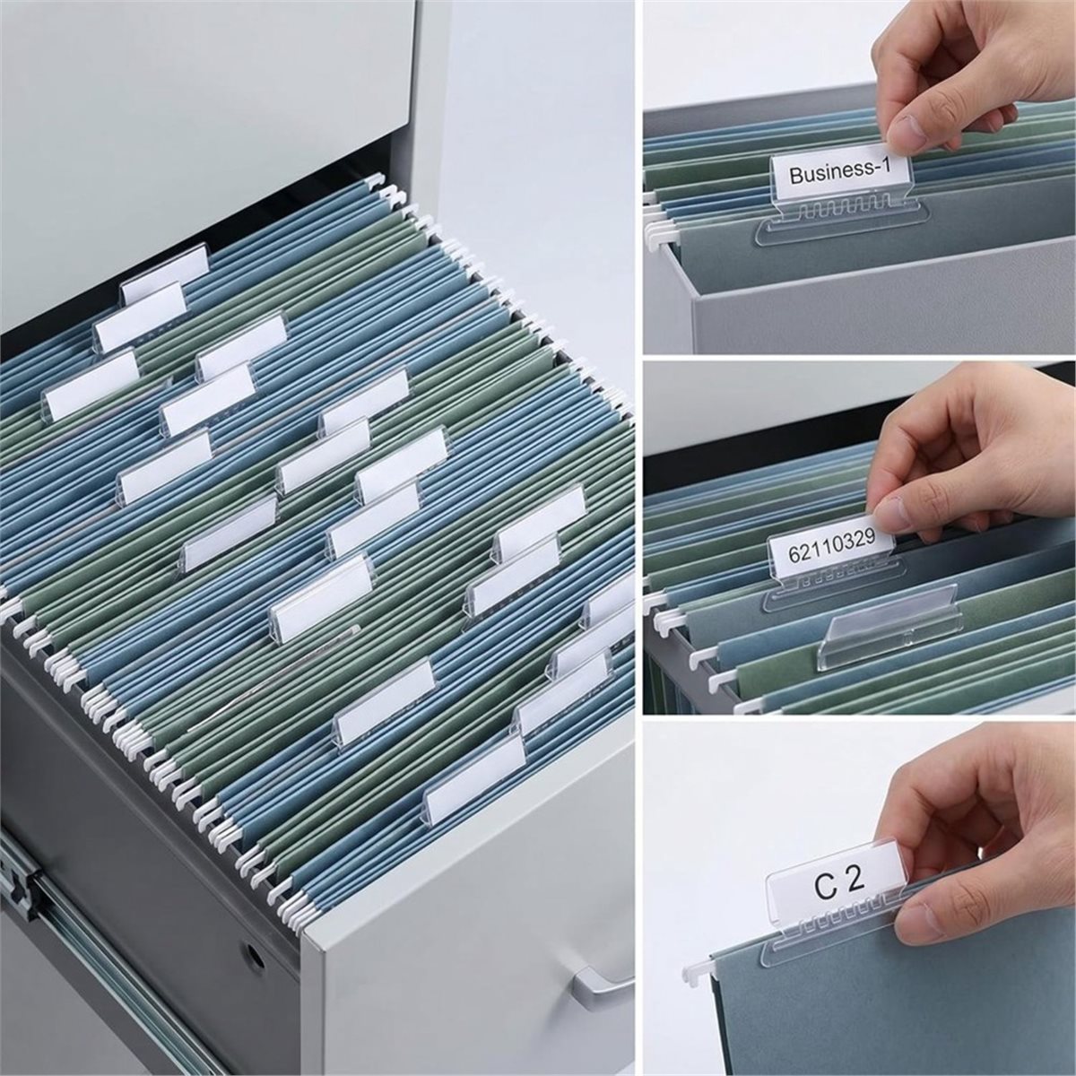 300 Etiquetas Transparentes de - File Folder Hanging avaliação e preço